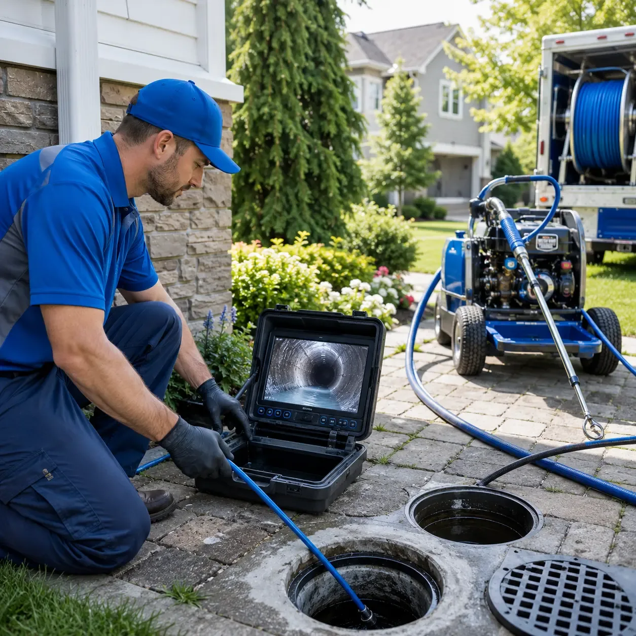Outdoor drain cleaning professionals serving Samburg, TN